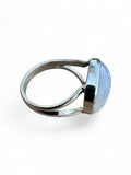 Angel Aura Druzy Solid 925 Sterling Silver Ring 9