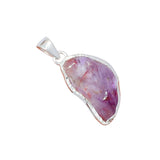 Super 7 Cacoxenite Solid 925 Sterling Silver Pendant