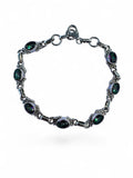 Rainbow Fire Topaz Solid 925 Sterling Silver Bracelet