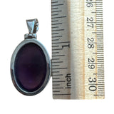 Amethyst Solid 925 Sterling Silver Pendant