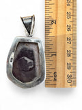 Atomic Amethyst Silver Overlay Pendant