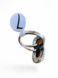 Orange Kyanite Solid 925 Sterling Silver Ring 7