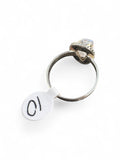 Rough Moonstone Solid 925 Sterling Silver Ring 10