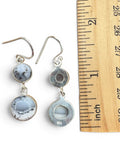 Dendritic Opal Solid 925 Sterling Silver Earrings