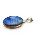 Labradorite Solid 925 Sterling Silver Pendant