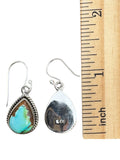 Sonoran Gold Turquoise Solid 925 Sterling Silver Earrings