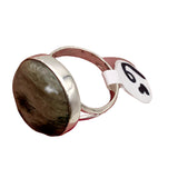 Ocean Jasper Solid 925 Sterling Silver Ring 6.5