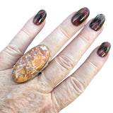 Maligano Jasper Solid 925 Sterling Silver Ring 8