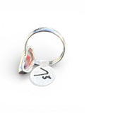 RARE Trapiche Amethyst Solid 925 Sterling Silver Ring 7.5