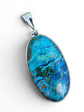 Shattuckite Solid 925 Sterling Silver Pendant