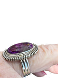 Kingman Purple Mojave Turquoise Solid 925 Sterling Silver Ring 10