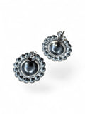Dome Solid 925 Sterling Silver Earrings
