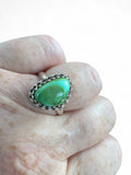 Sonoran Gold Turquoise Solid 925 Sterling Silver Ring 6