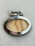 Picture Jasper Silver Overlay Pendant