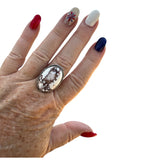 Wild Horse Solid 925 Sterling Silver Ring 9.5