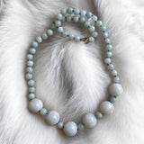 Aquamarine Beaded Necklace