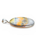 Bumblebee Jasper Solid 925 Sterling Silver Pendant