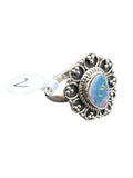 Australian Opal Solid 925 Sterling Silver Ring 7