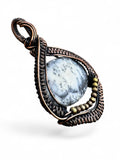 Dendritic Opal Copper Wrapped Pendant