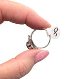 Citrine Solid 925 Sterling Silver Ring 8
