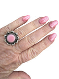 Pink Queen Conch Solid 925 Sterling Silver Ring 6