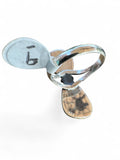 Number 8 Turquoise Solid 925 Sterling Silver Earrings 9