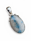 Cavansite Solid 925 Sterling Silver Pendant