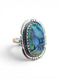 Monarch Opal Solid 925 Sterling Silver Ring 9.5