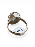 Rainbow Moonstone Solid 925 Sterling Silver Ring 9
