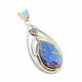 Labradorite Solid 925 Sterling Silver Pendant