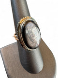 Hypersthene Solid 925 Sterling Silver Ring 7.5