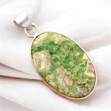 Variscite Solid 925 Sterling Silver Pendant