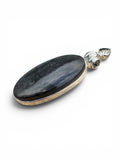 Sunstone in Iolite Solid 925 Sterling Silver Pendant