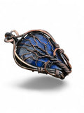 Labradorite Copper Wrapped Pendant Tree of Life