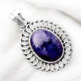 Blue Lapis Solid 925 Sterling Silver Pendant