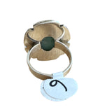 Caribbean Larimar Solid 925 Sterling Silver Ring 6