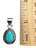 Mojave Turquoise Solid 925 Sterling Silver Pendant