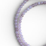 Pink Jade 4 mm Beaded Necklace