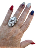 Wild Horse Jasper Solid 925 Sterling Silver Ring 6