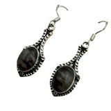 Brown Calcite Solid 925 Sterling Silver Earrings