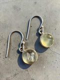 Prehnite Solid 925 Sterling Silver Earrings