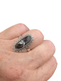 White Buffalo Solid 925 Sterling Silver Ring 6