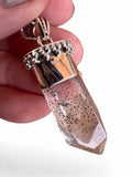 Super Seven Wand Solid 925 Sterling Silver Pendant