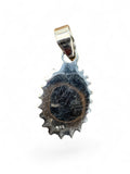 Golden Hills Turquoise Solid 925 Sterling Silver Pendant