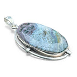Ocean Jasper Solid 925 Sterling Silver Pendant
