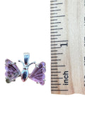 Butterfly Tourmaline Solid 925 Sterling Silver Pendant