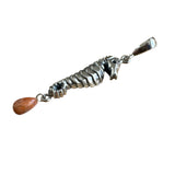 Seahorse Sponge Coral Solid 925 Sterling Silver Pendant