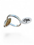 Montana Agate Solid 925 Sterling Silver Ring 9.5