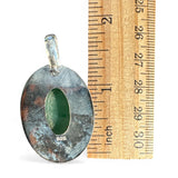 Green Onyx Solid 925 Sterling Silver Pendant