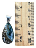 Aztec Lapis Solid 925 Sterling Silver Pendant